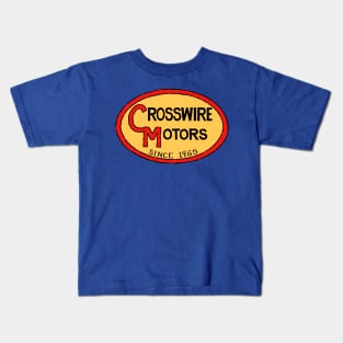 Crosswire Motors (front & back) Kids T-Shirt